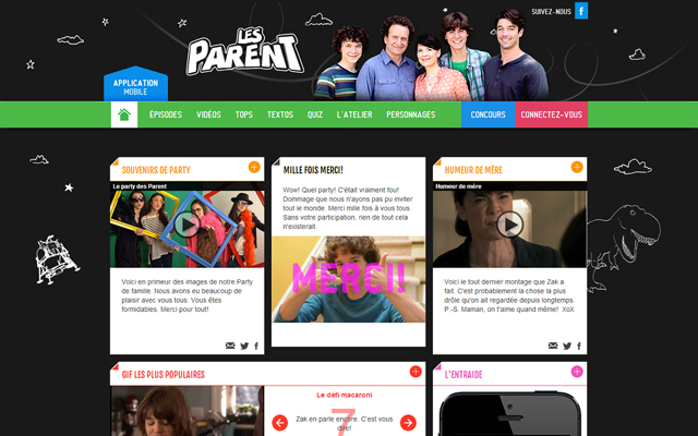 Accueil site Parent